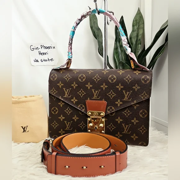 🔥😍 Beautiful Condition😍🔥Louis Vuitton Brown Monogram Handbag - Picture 7 of 12